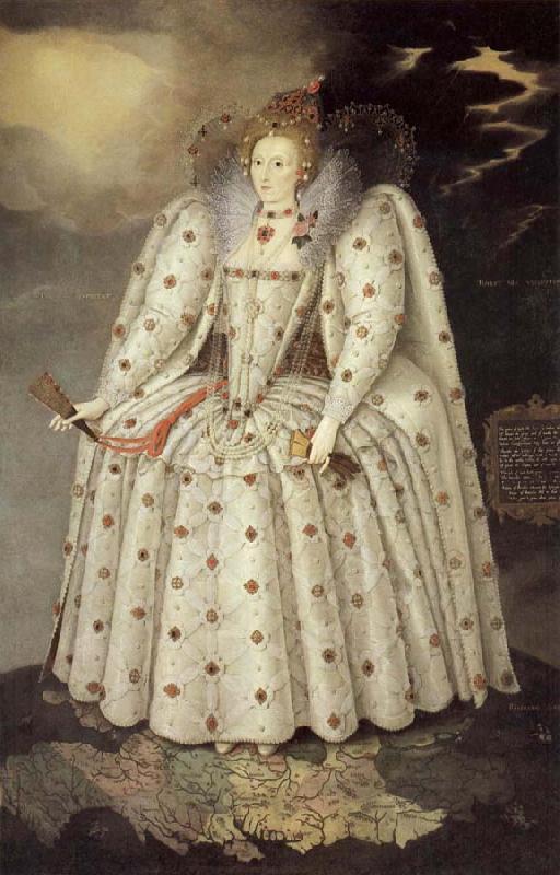 unknow artist The Ditchley Portrait of Queen Elizabeth